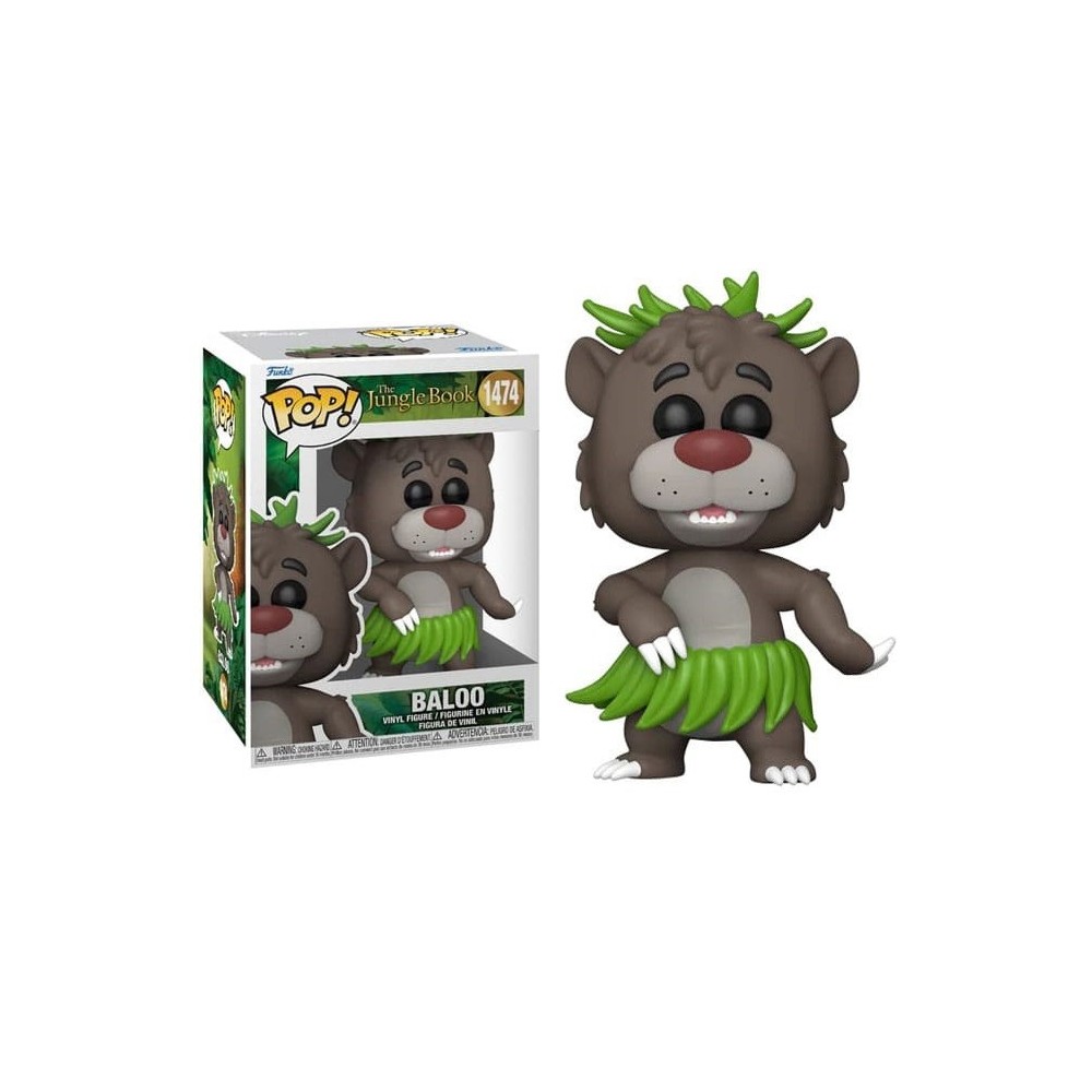 FUNKO POP! IL LIBRO DELLA GIUNGLA BALOO BOBBLE HEAD FIGURE FUNKO