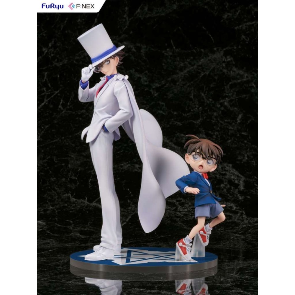 FURYU CASE CLOSED CONAN AND KID 1/7 STATUA FNEX FIGURE