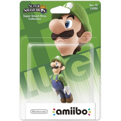 SUPER SMASH BROS COLLECTION AMIIBO N.15 LUIGI NINTENDO