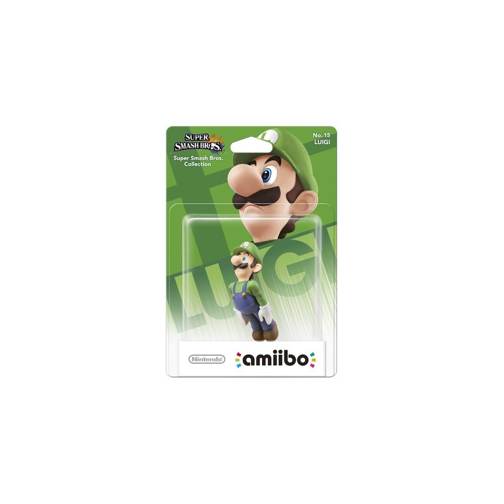 SUPER SMASH BROS COLLECTION AMIIBO N.15 LUIGI NINTENDO
