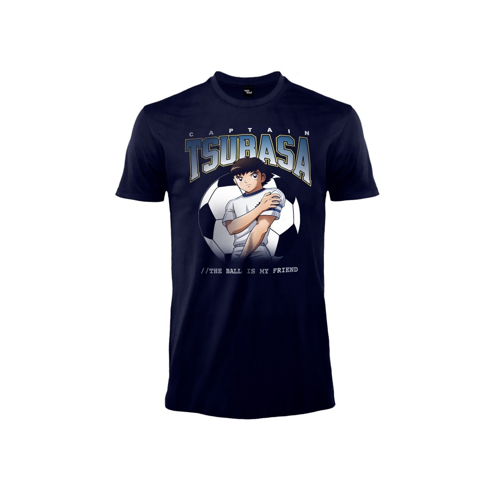 MAGLIA T SHIRT HOLLY E BENJI CAPTAIN TSUBASA THE BALL IS MY FRIEND