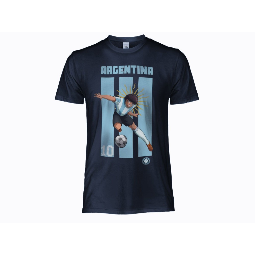 MAGLIA T SHIRT HOLLY E BENJI CAPTAIN TSUBASA ARGENTINA