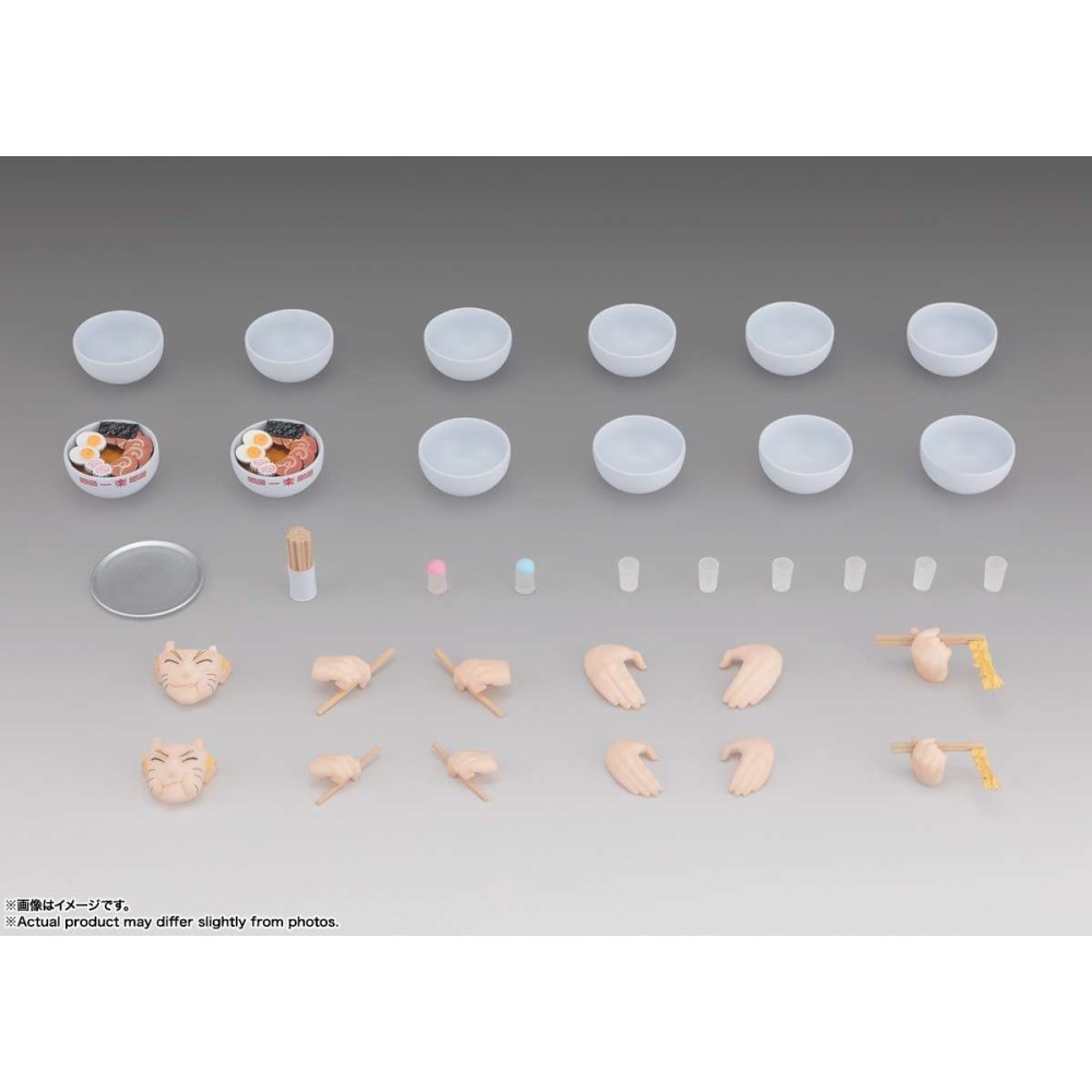 BANDAI NARUTO SHIPPUDEN ACCESSORIES ICHIRAKU RAMEN SET S.H. FIGUARTS FOR ACTION FIGURE