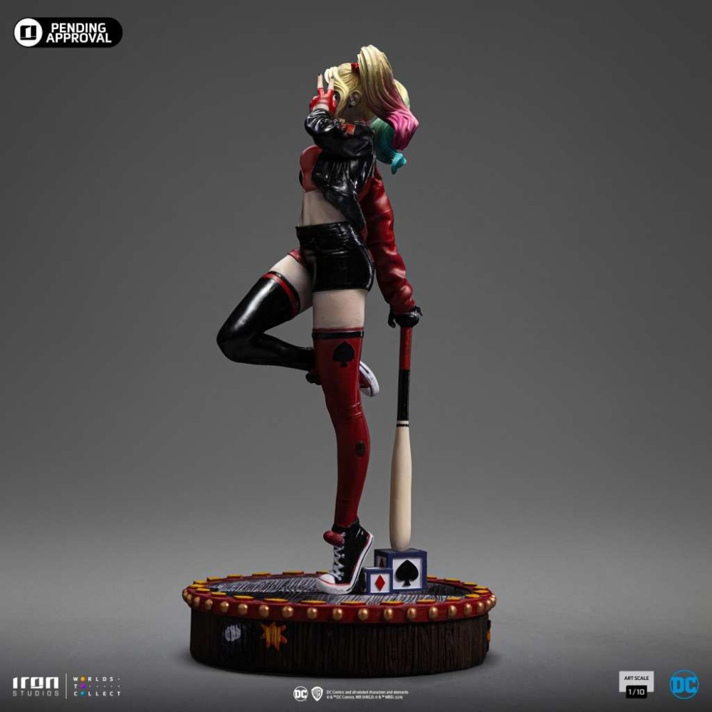DC COMICS GOTHAM CITY SIRENS HARLEY QUINN ART SCALE 1/10 STATUA FIGURE IRON STUDIOS