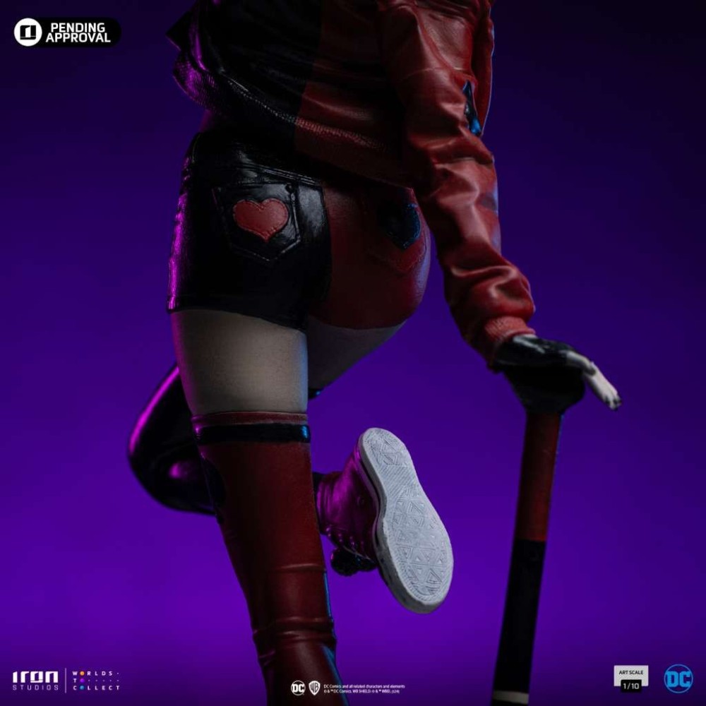 IRON STUDIOS DC COMICS GOTHAM CITY SIRENS HARLEY QUINN ART SCALE 1/10 STATUE