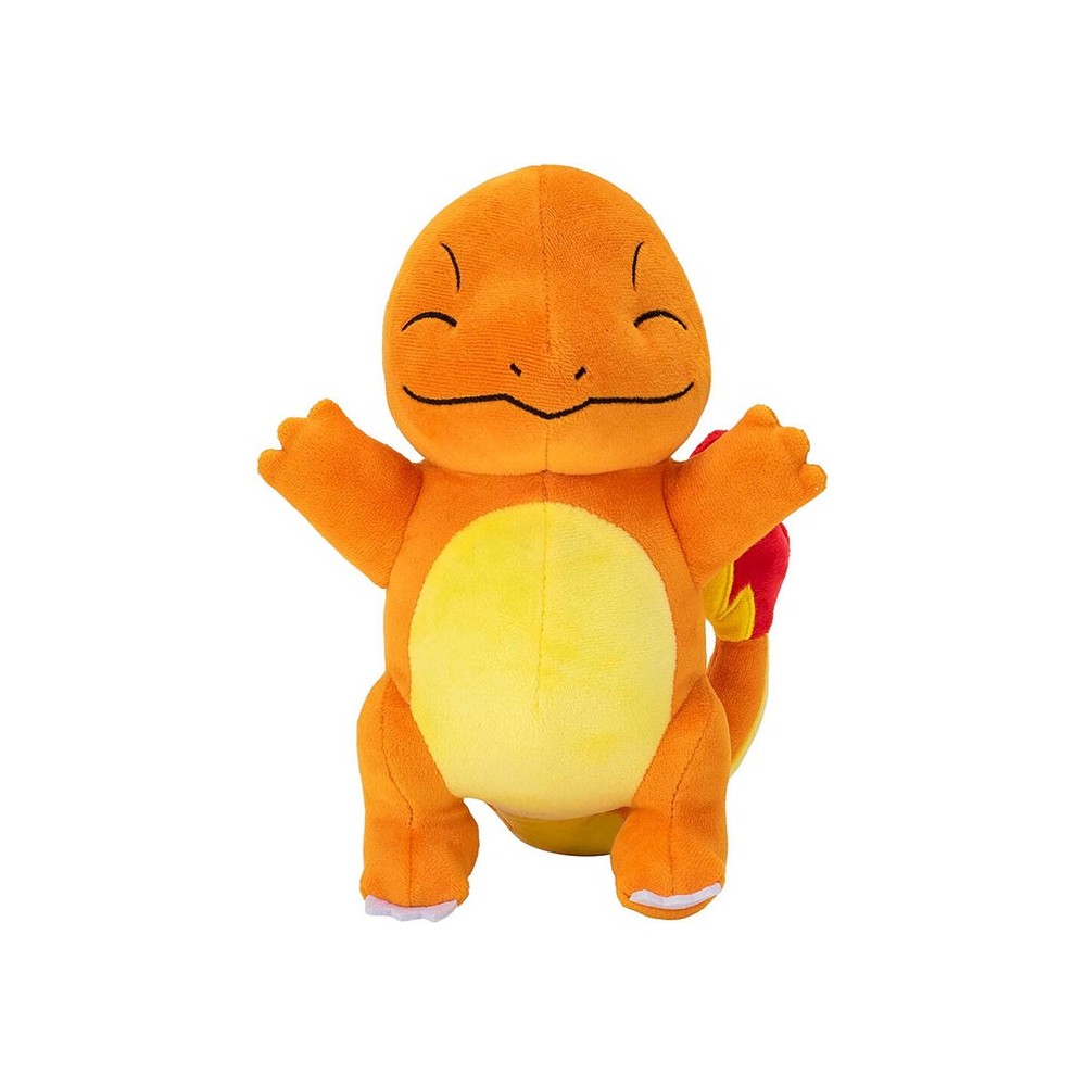 JAZWARES POKEMON CHARMANDER HAPPY 22CM PLUSH FIGURE