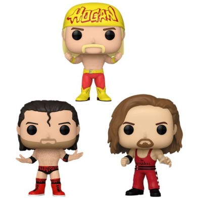 FUNKO POP! WWE NWO HOGAN AND THE OUTSIDERS 3-PACK BOBBLE HEAD FIGURE FUNKO
