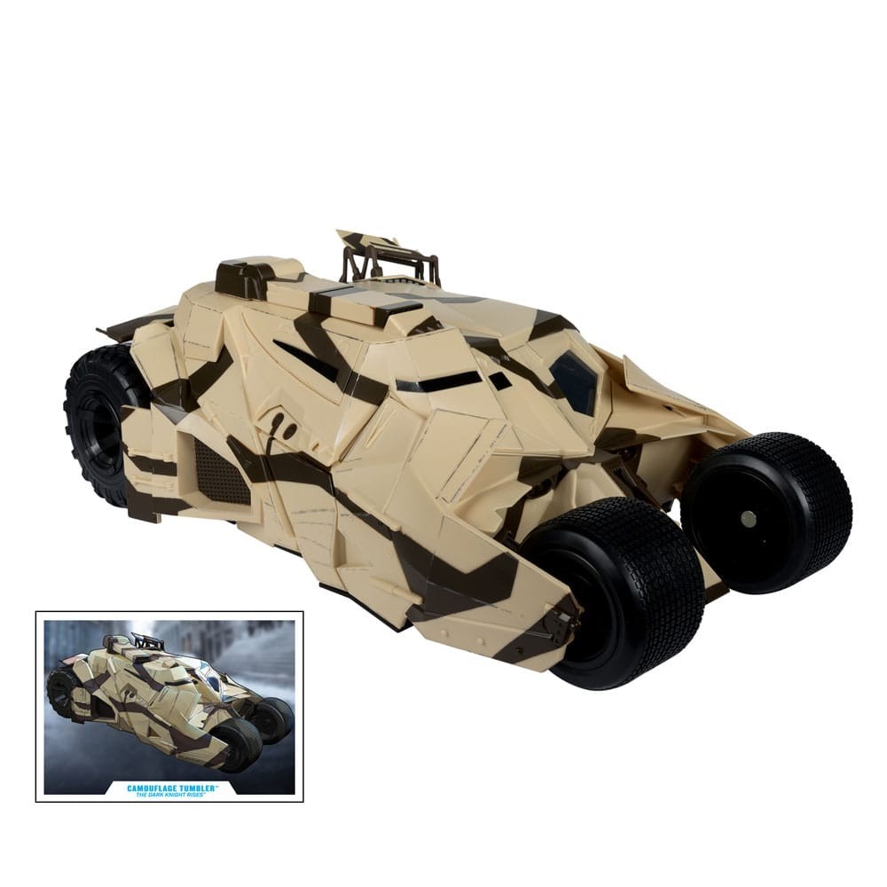 MC FARLANE DC MULTIVERSE VEHICLE TUMBLER CAMOUFLAGE THE DARK KNIGHT RISES FIGURE