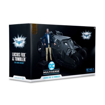 DC MULTIVERSE VEHICLE LUCIUS FOX AND TUMBLER 45CM ACTION FIGURE MC FARLANE
