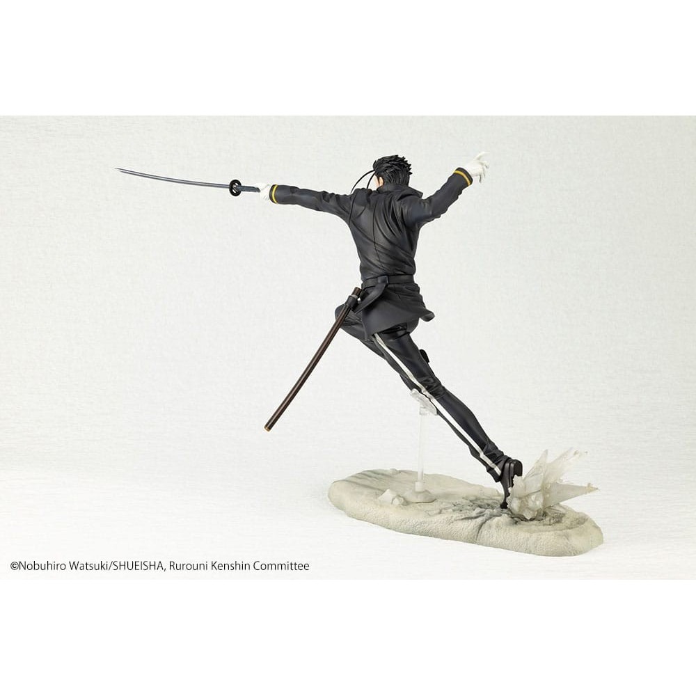 KOTOBUKIYA RUROUNI KENSHIN ARTFXJ HAJIME SAITO 23CM STATUE