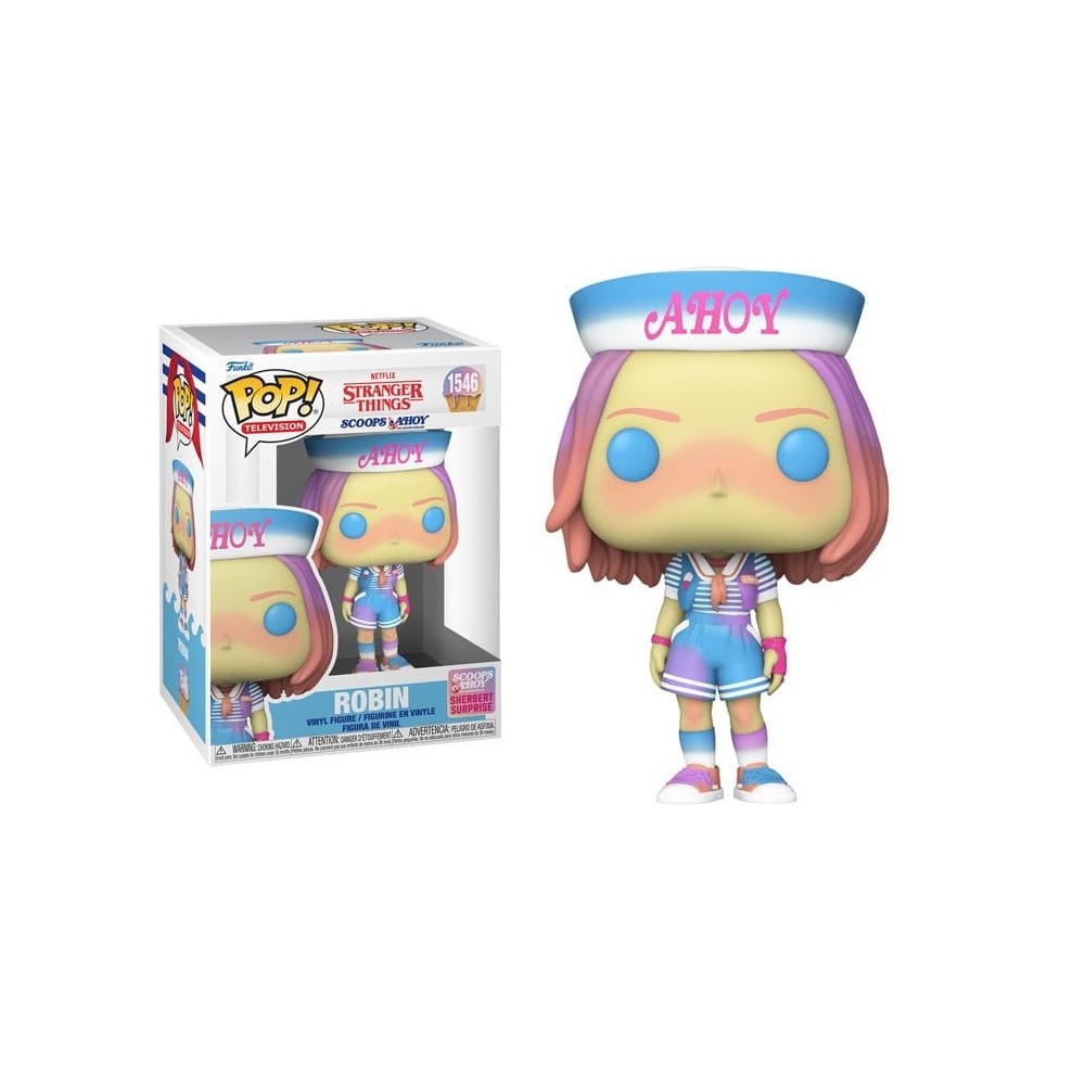 FUNKO FUNKO POP! STRANGER THINGS ROBIN SCOOPS AHOY BOBBLE HEAD