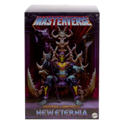 MASTERS OF THE UNIVERSE NEW ETERNIA SKELETOR AND THRONE ACTION FIGURE MATTEL