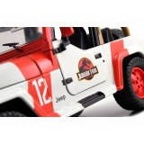 JADA TOYS JURASSIC PARK DIE CAST METAL JEEP WRANGLER 1/24 MODEL