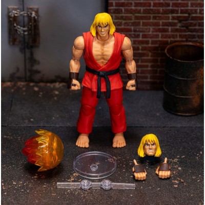 JADA TOYS ULTRA STREET FIGHTER II KEN ACTION FIGURE