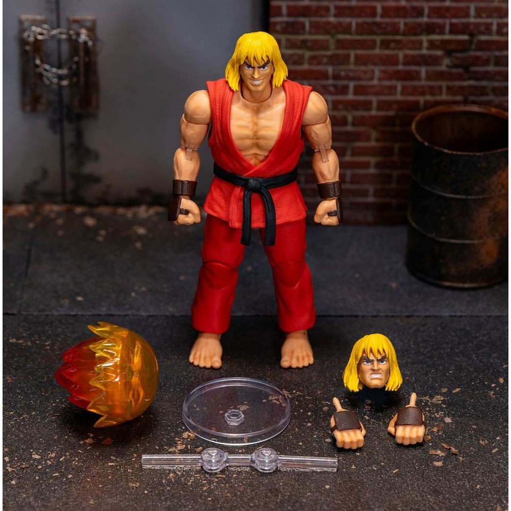 JADA TOYS ULTRA STREET FIGHTER II KEN ACTION FIGURE