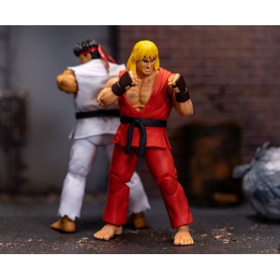 JADA TOYS ULTRA STREET FIGHTER II KEN ACTION FIGURE
