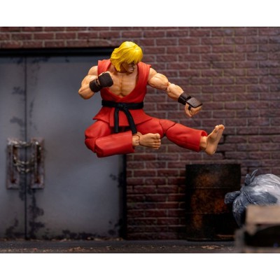 JADA TOYS ULTRA STREET FIGHTER II KEN ACTION FIGURE