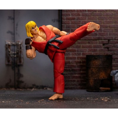 JADA TOYS ULTRA STREET FIGHTER II KEN ACTION FIGURE