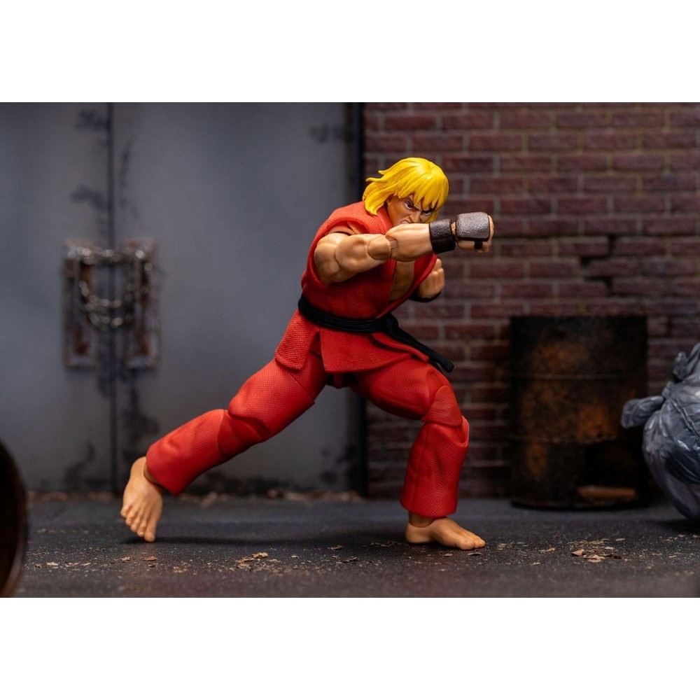 JADA TOYS ULTRA STREET FIGHTER II KEN ACTION FIGURE