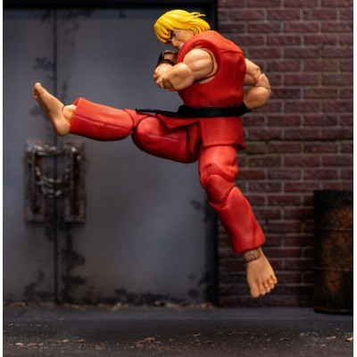 JADA TOYS ULTRA STREET FIGHTER II KEN ACTION FIGURE