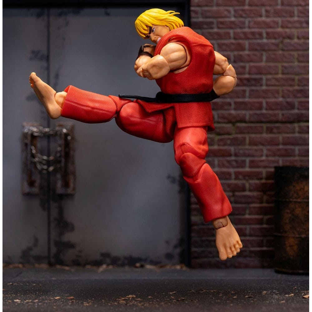 JADA TOYS ULTRA STREET FIGHTER II KEN ACTION FIGURE