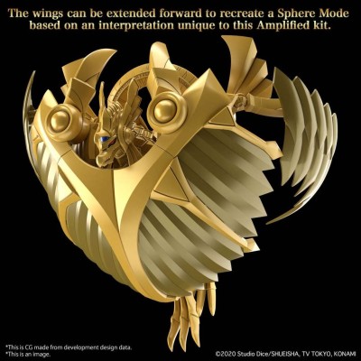 BANDAI YU-GI-OH FIGURE RISE AMPLIFIED EGYPTIAN GOD THE WINGED DRAGON OF RA MODEL KIT ACTION FIGURE