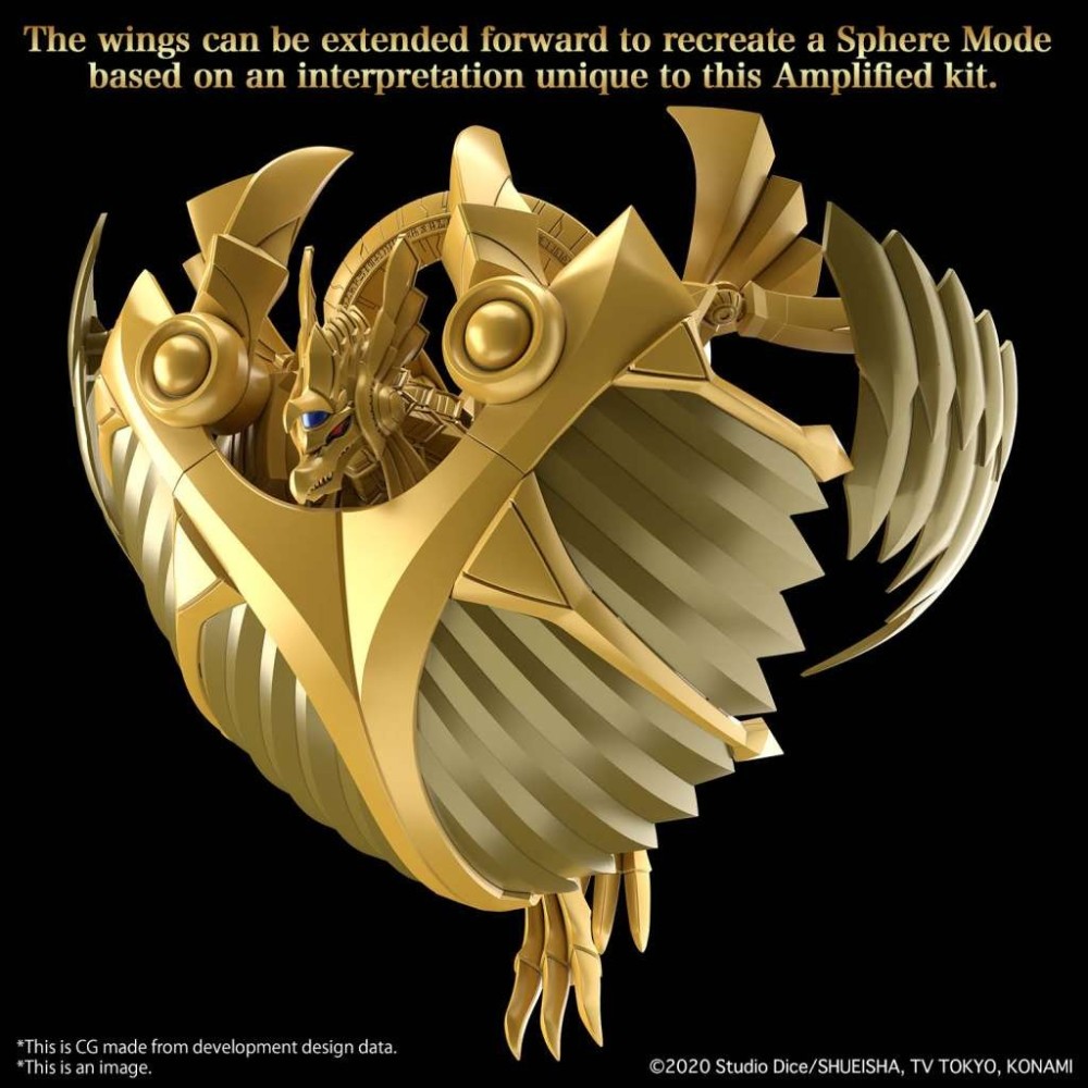 YU-GI-OH FIGURE RISE AMPLIFIED THE WINGED DRAGON OF RA MODEL KIT ACTION FIGURE BANDAI