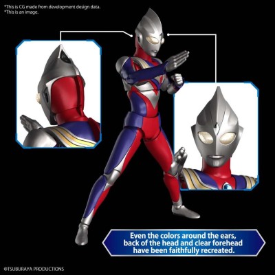 BANDAI FIGURE RISE ULTRAMAN TIGA MULTI TYPE MODEL KIT