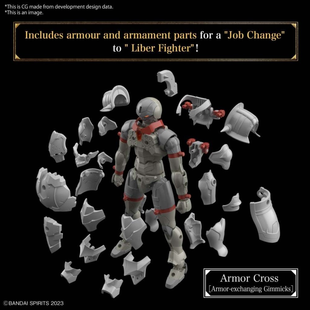 BANDAI 30MF LIBER FIGHTER MODEL KIT FIGURE