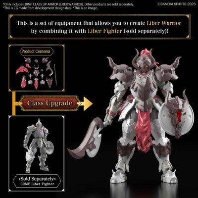 BANDAI 30MF CLASS UP ARMOR LIBER WARRIOR FOR MODEL KIT FIGURE