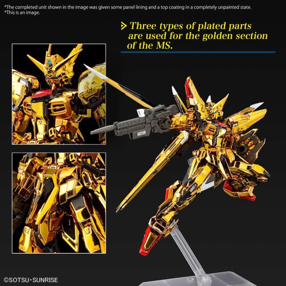 REAL GRADE RG AKATSUKI GUNDAM OOWASHI PACK 1/144 MODEL KIT ACTION FIGURE BANDAI