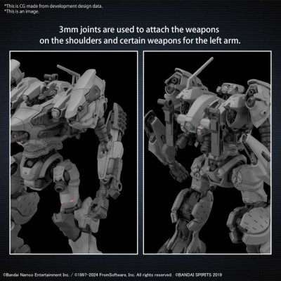 30MM ARMORED CORE VI FIRES OF RUBICON RAD CC-2000 ORBITER 1/144 MODEL KIT ACTION FIGURE BANDAI