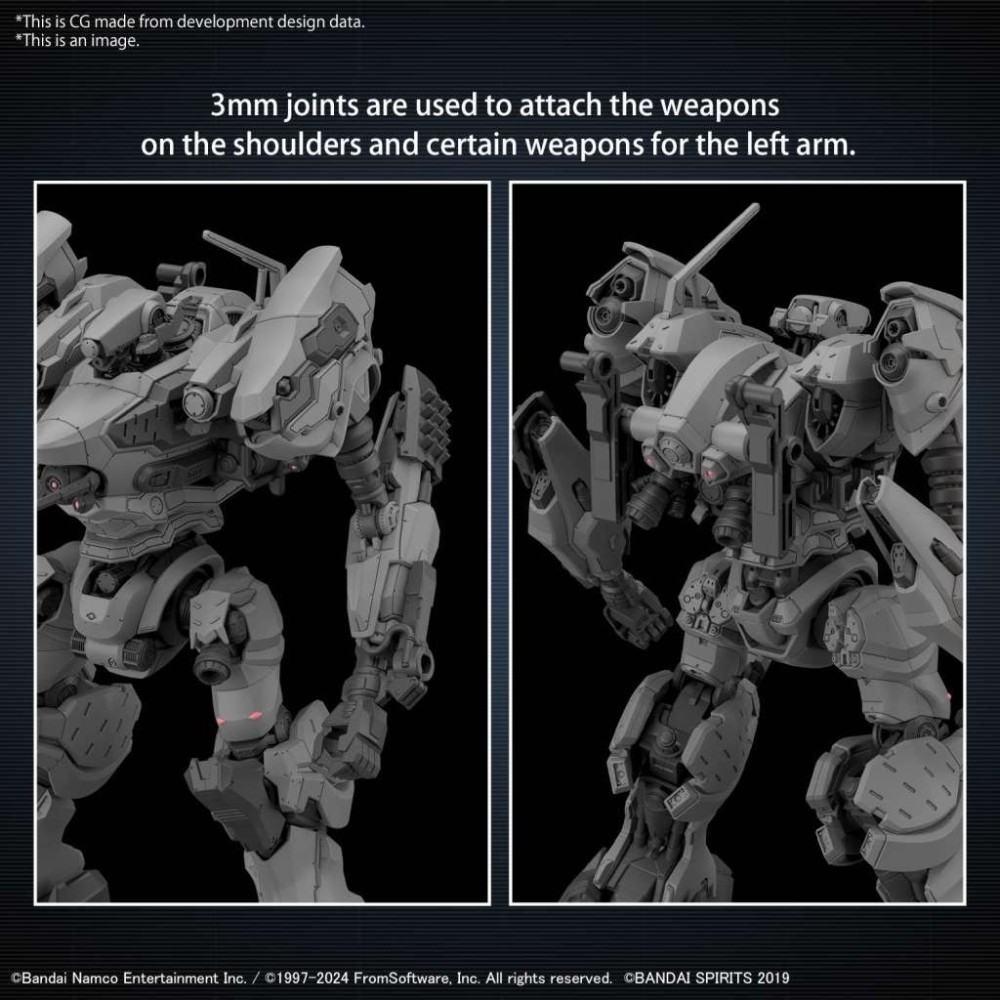 30MM ARMORED CORE VI FIRES OF RUBICON RAD CC-2000 ORBITER 1/144 MODEL KIT ACTION FIGURE BANDAI