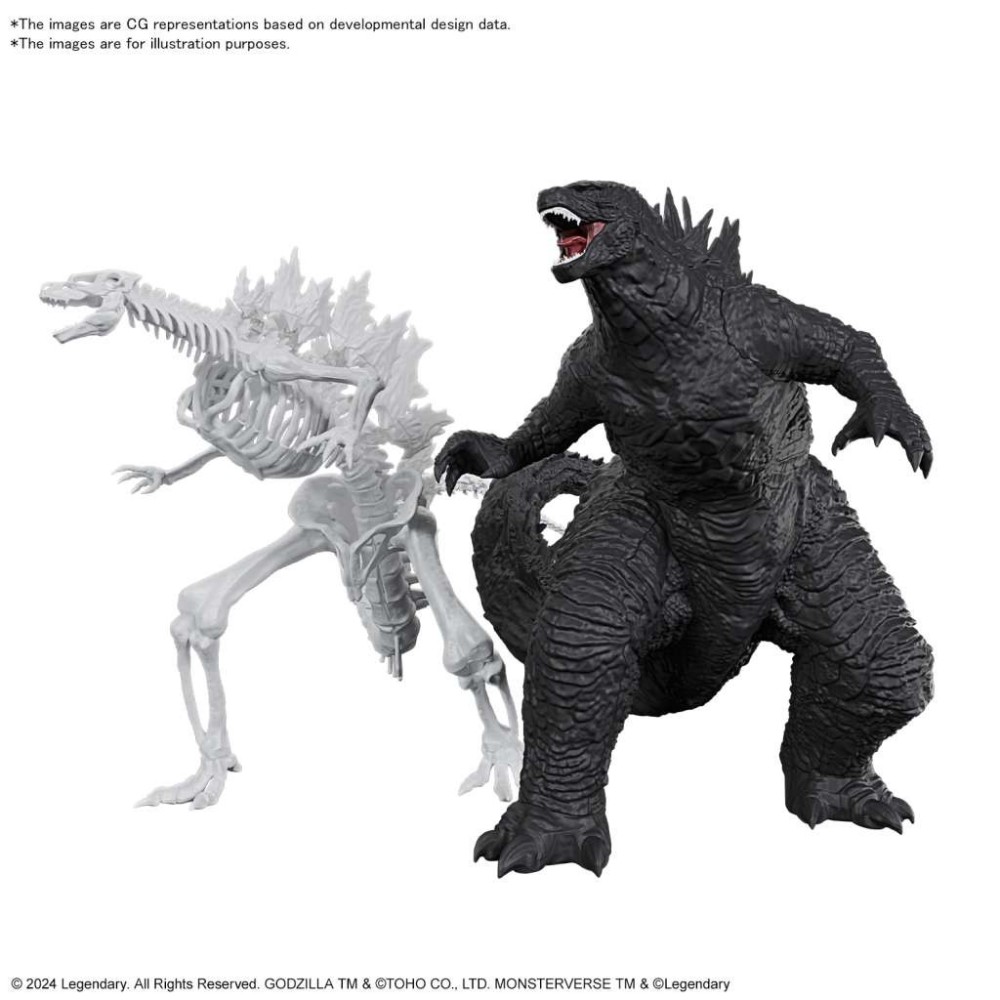 BANDAI GODZILLA X KONG THE NEW EMPIRE GODZILLA 2024 MODEL KIT FIGURE