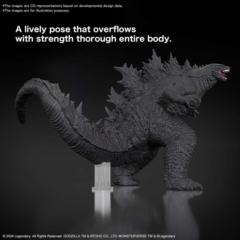 BANDAI GODZILLA X KONG THE NEW EMPIRE GODZILLA 2024 MODEL KIT FIGURE