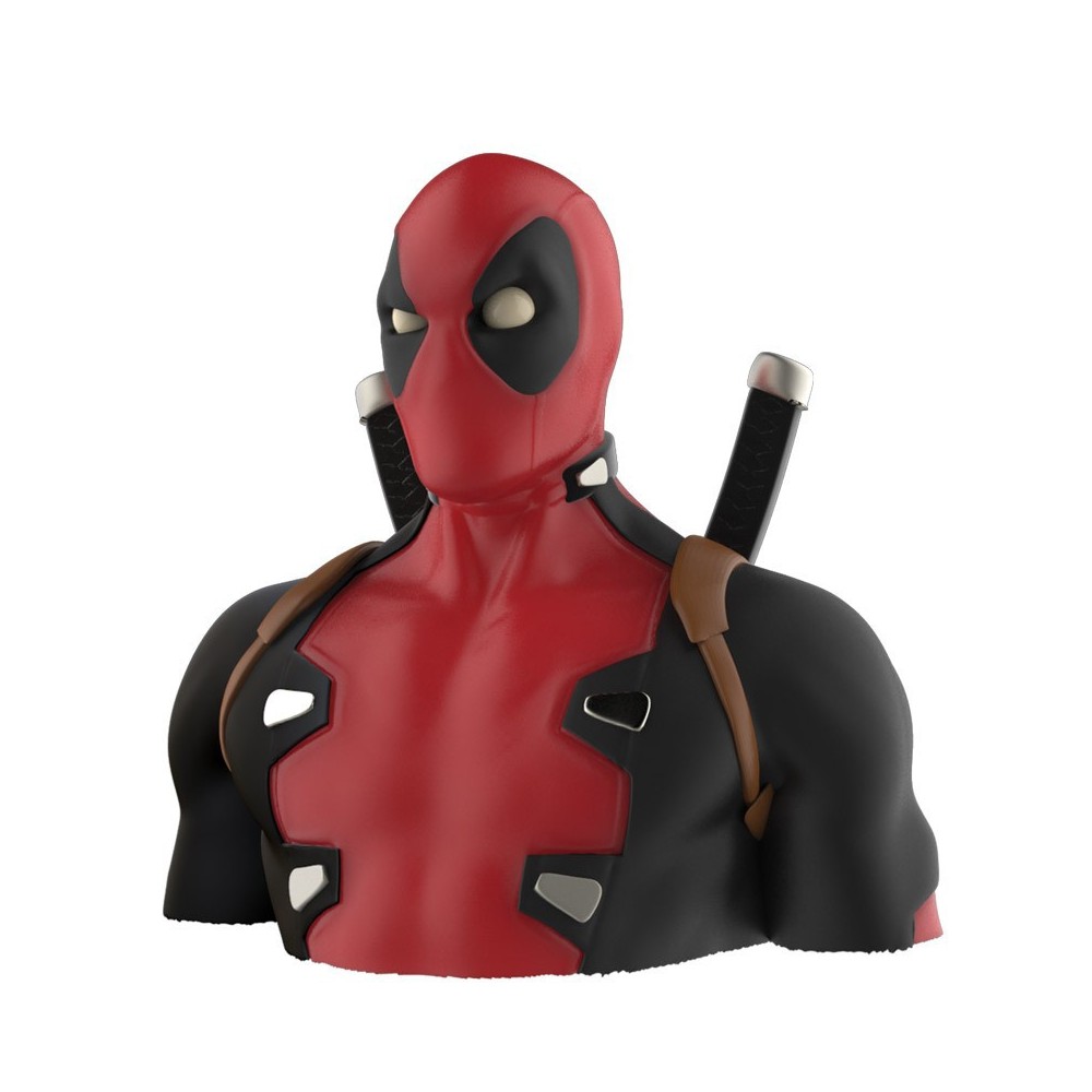 MARVEL AVENGERS DEADPOOL DELUXE BUST BANK SALVADANAIO FIGURE SEMIC