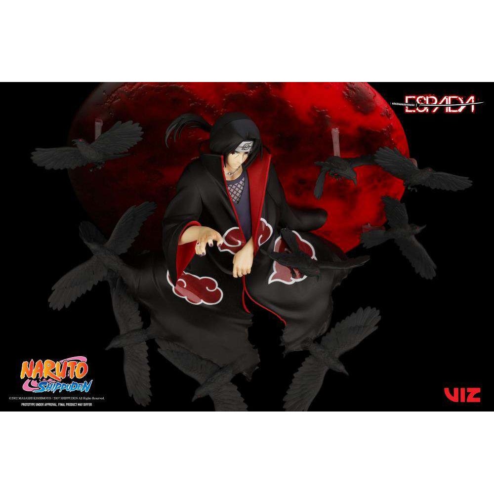 NARUTO SHIPPUDEN ITACHI UCHIHA 1/8 WALL ART STATUA FIGURE ESPADA ART