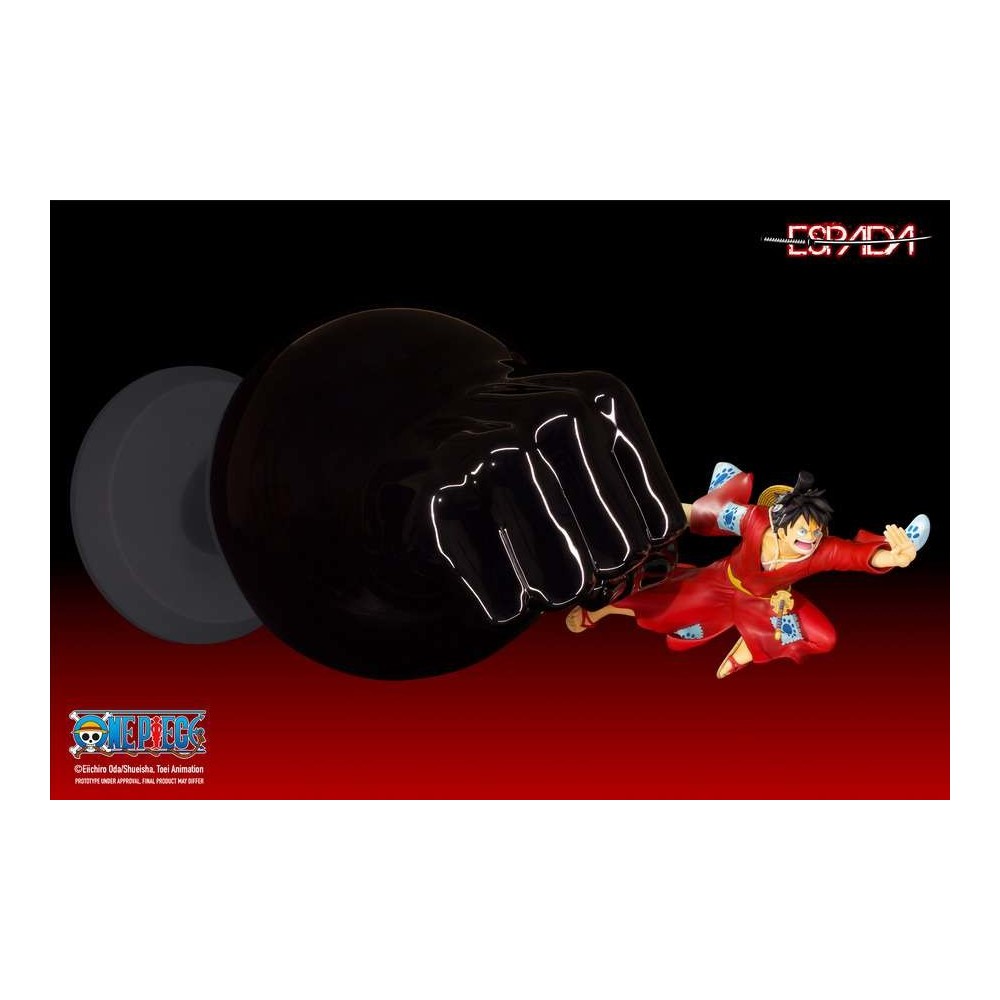 ONE PIECE MONKEY D. LUFFY 1/8 WALL ART STATUA FIGURE ESPADA ART