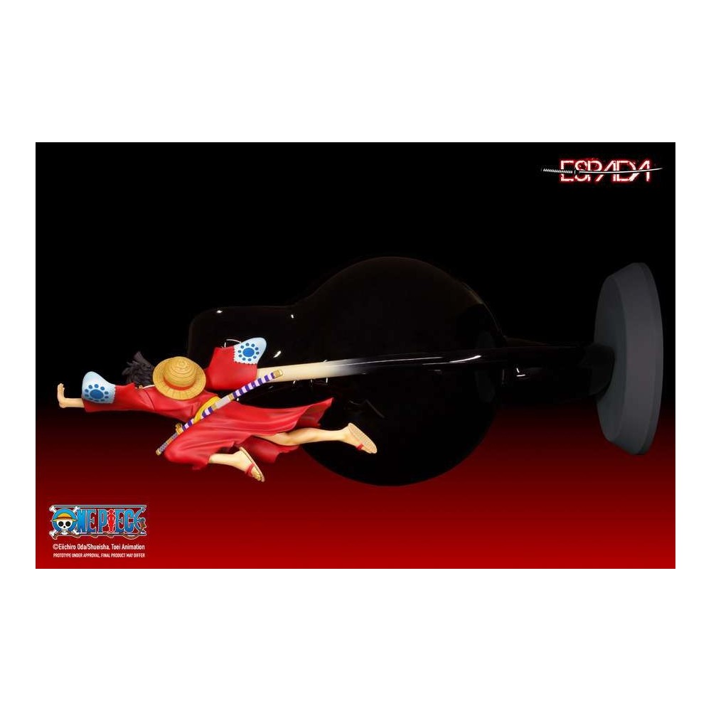 ONE PIECE MONKEY D. LUFFY 1/8 WALL ART STATUA FIGURE ESPADA ART