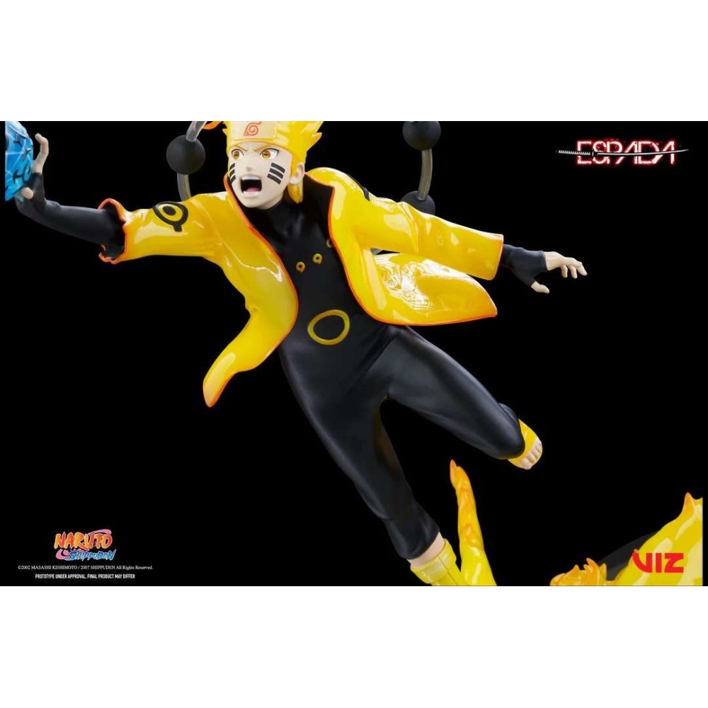 NARUTO SHIPPUDEN NARUTO E KURAMA 1/8 WALL ART STATUA FIGURE ESPADA ART