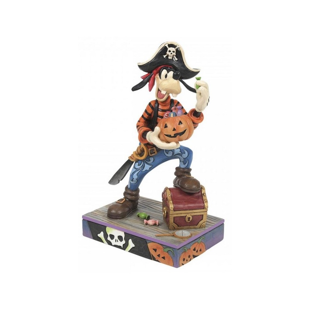DISNEY TRADITIONS PIPPO CON COSTUME DA PIRATA STATUA FIGURE ENESCO