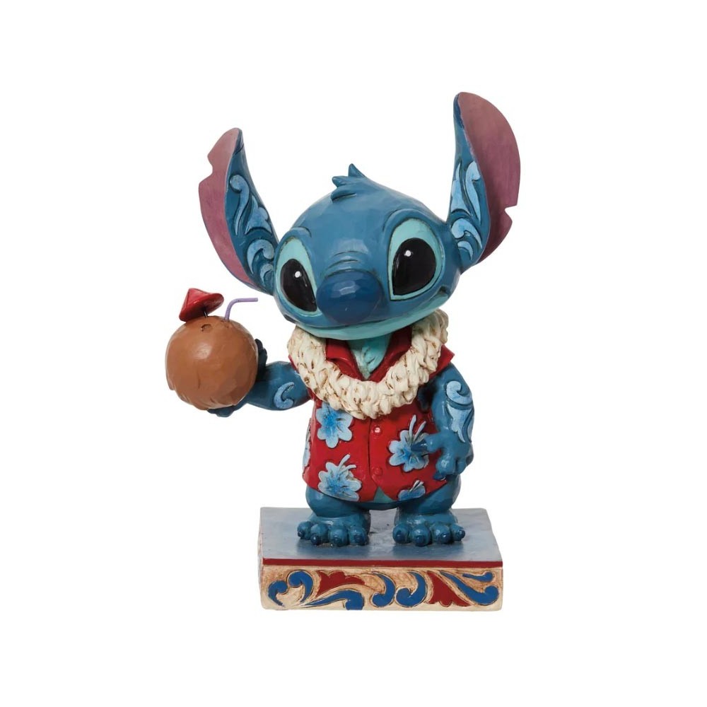ENESCO LILO AND STITCH HAWAIIAN STITCH STATUE FIGURE