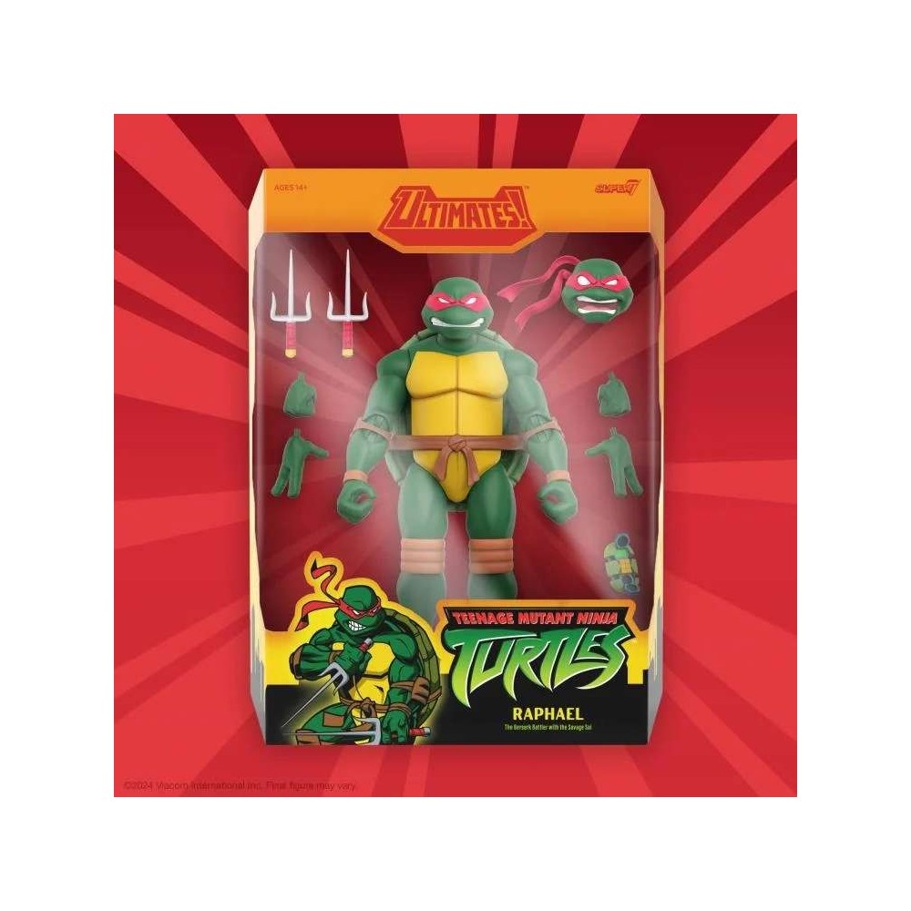 TEENAGE MUTANT NINJA TURTLES 2003 ULTIMATE RAFFAELLO ACTION FIGURE SUPER7
