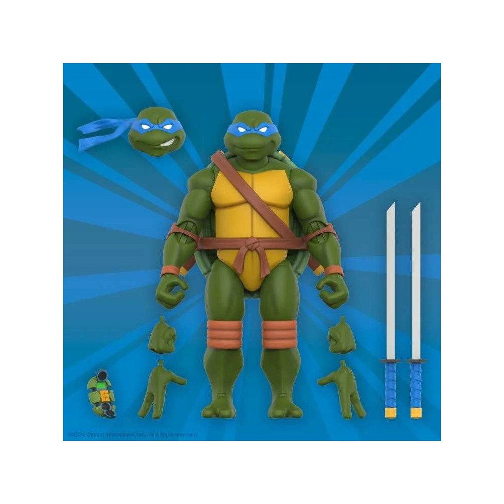 SUPER7 TEENAGE MUTANT NINJA TURTLES 2003 ULTIMATE LEONARDO ACTION FIGURE