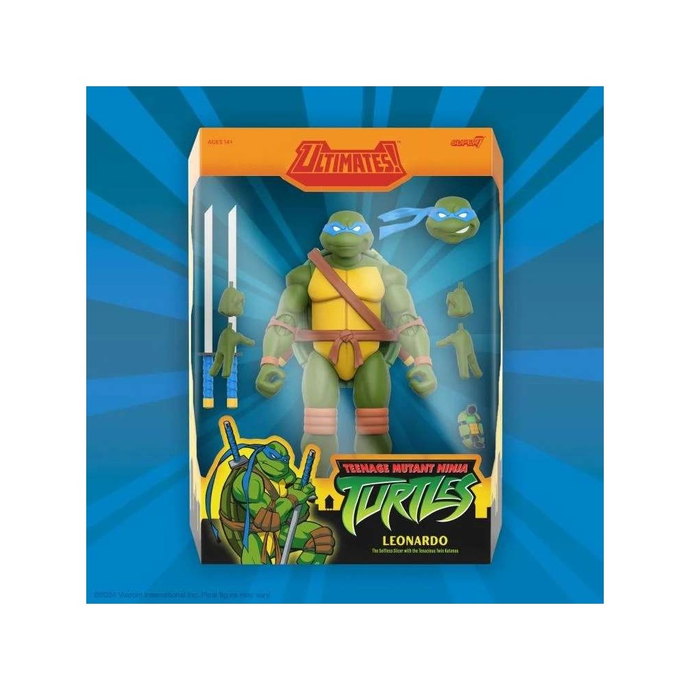 SUPER7 TEENAGE MUTANT NINJA TURTLES 2003 ULTIMATE LEONARDO ACTION FIGURE