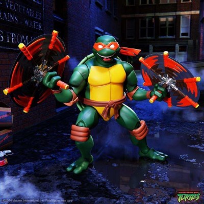 SUPER7 TEENAGE MUTANT NINJA TURTLES 2003 ULTIMATE MICHELANGELO ACTION FIGURE