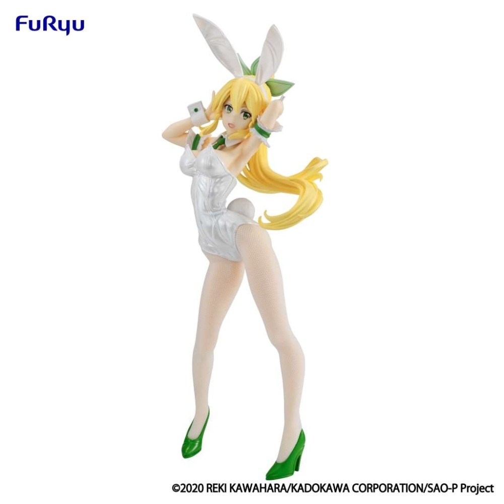 FURYU SWORD ART ONLINE LEAFA WHITE PEARL BICUTE BUNNIES 26CM STATUE