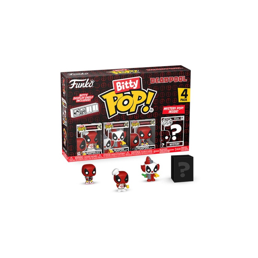 FUNKO FUNKO BITTY POP! DEADPOOL 4 PACK BBQ MASTER VINYL MINI FIGURES