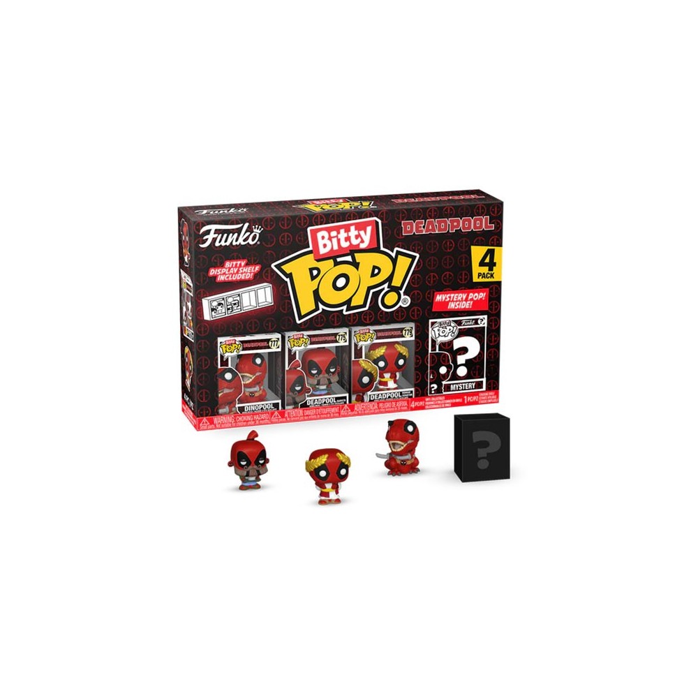 FUNKO FUNKO BITTY POP! DEADPOOL 4 PACK DINOPOOL VINYL MINI FIGURES