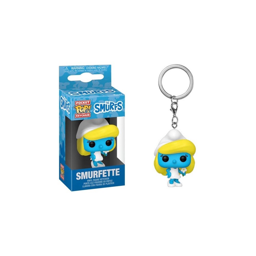 FUNKO THE SMURFS SMURFETTE POCKET POP! KEYCHAIN